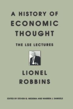 portada A History of Economic Thought: The lse Lectures (en Inglés)