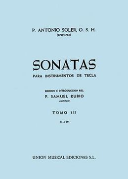 portada sonatas - volume three: nos. 41-60: piano solo (en Inglés)