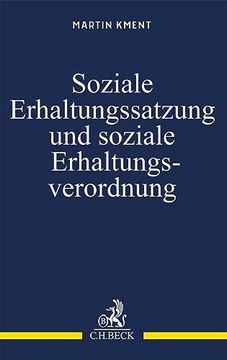 portada Soziale Erhaltungssatzung und Soziale Erhaltungsverordnung (en Alemán)