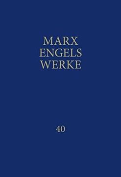 portada Marx-Engels-Werke Band 40 (en Alemán)