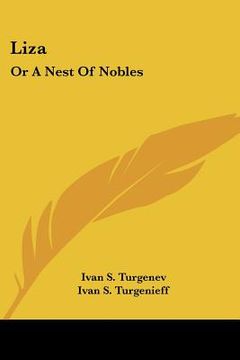 portada liza: or a nest of nobles (en Inglés)