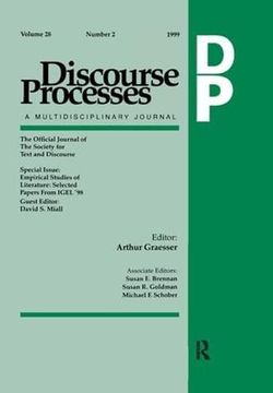 portada Empirical Studies of Literature: Selected Papers from Igel '98. a Special Issue of Discourse Processes (in English)