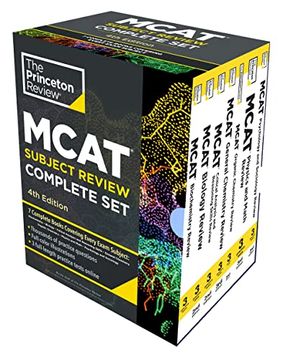 portada Princeton Review MCAT Subject Review Complete Box Set, 4th Edition: 7 Complete Books + 3 Online Practice Tests (en Inglés)