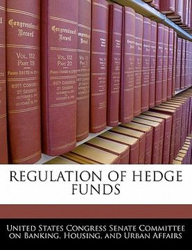 portada regulation of hedge funds (en Inglés)