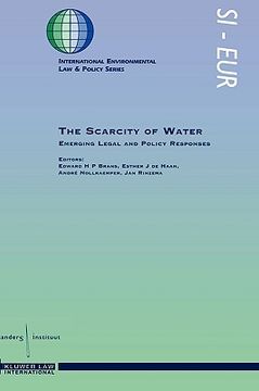 portada the scarcity of water, emerging legal and policy responses (in English)