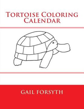 portada Tortoise Coloring Calendar (en Inglés)