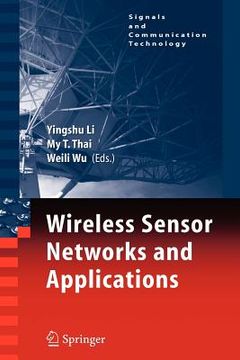 portada wireless sensor networks and applications (en Inglés)