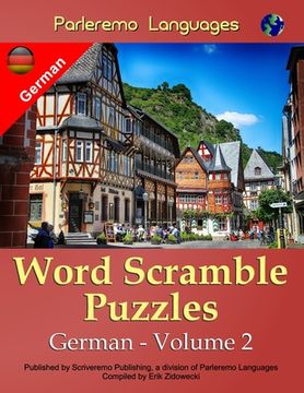 portada Parleremo Languages Word Scramble Puzzles German - Volume 2 (en Alemán)