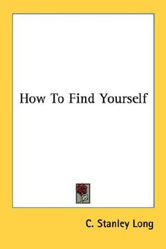portada how to find yourself (en Inglés)