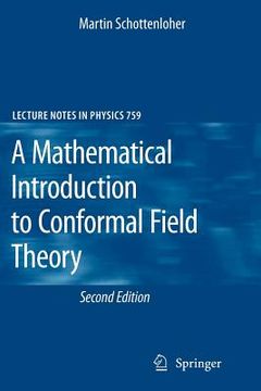 portada a mathematical introduction to conformal field theory (in English)