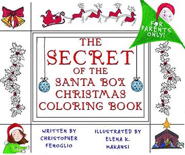 portada The Secret of the Santa box Christmas Coloring Book (en Inglés)