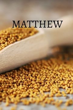 portada Matthew Bible Journal (en Inglés)