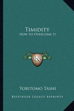 portada timidity: how to overcome it (en Inglés)