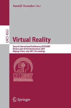 portada virtual reality: second international conference, icvr 2007, held as part of hci international 2007, beijing, china, july 22-27, 2007, (en Inglés)