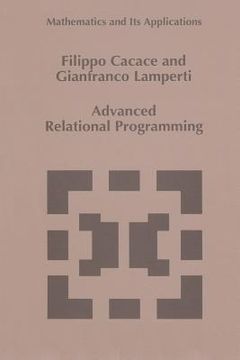 portada Advanced Relational Programming (en Inglés)