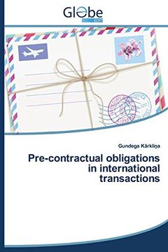 portada Pre-Contractual Obligations in International Transactions
