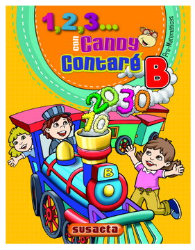 portada 1,2,3 CON CANDY CONTARE B (in Spanish)