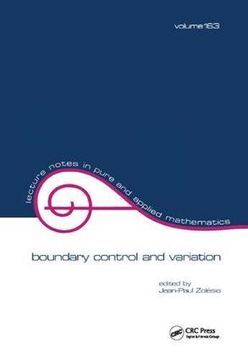 portada Boundary Control and Variation (en Inglés)