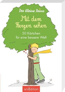 portada Der Kleine Prinz. Mit dem Herzen Sehen. 50 Kärtchen für Eine Bessere Welt (en Alemán)