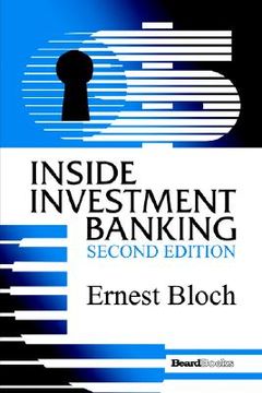 portada inside investment banking, second edition (en Inglés)