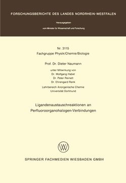 portada Ligandenaustauschreaktionen an Perfluoroorganohalogen-Verbindungen (in German)