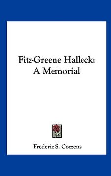 portada fitz-greene halleck: a memorial (en Inglés)