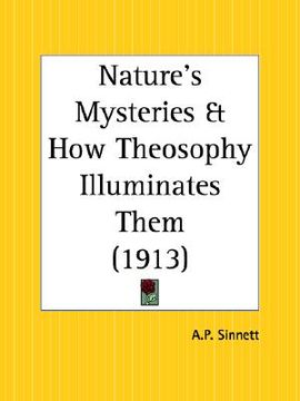 portada nature's mysteries and how theosophy illuminates them (en Inglés)