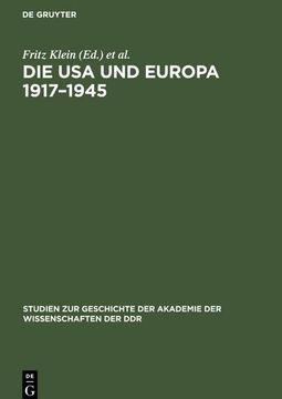 portada Die usa und Europa 1917¿ 1945 (en Alemán)