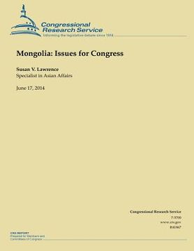 portada Mongolia: Issues for Congress (en Inglés)
