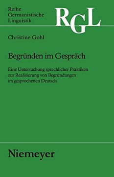 portada Begründen im Gespräch (en Alemán)
