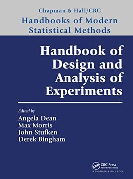 portada Handbook of Design and Analysis of Experiments (Chapman & Hall (en Inglés)