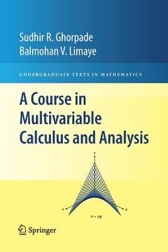 portada a course in multivariable calculus and analysis (en Inglés)
