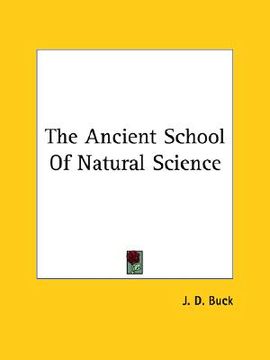 portada the ancient school of natural science (en Inglés)