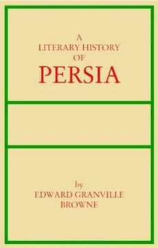 portada a literary history of persia (en Inglés)