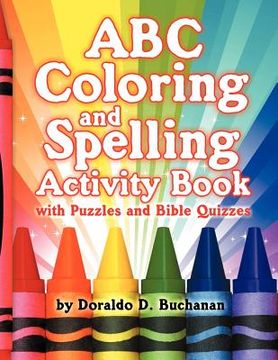 portada abc coloring & spelling activity book (en Inglés)