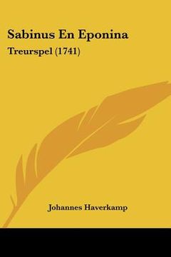 portada Sabinus En Eponina: Treurspel (1741)