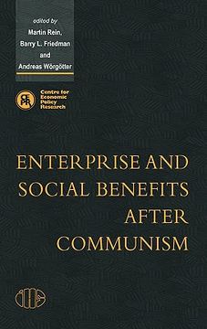 portada Enterprise and Social Benefits After Communism (en Inglés)