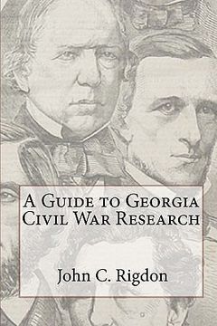 portada a guide to georgia civil war research (en Inglés)