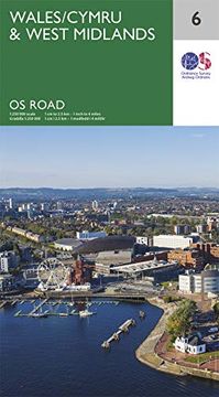 portada Wales & West Midlands (os Road Map) (en Inglés)