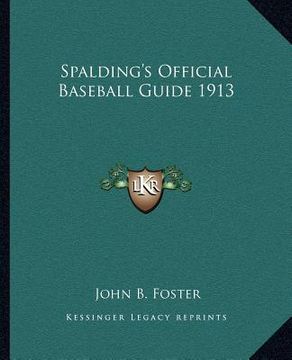 portada spalding's official baseball guide 1913 (en Inglés)