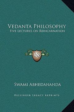 portada vedanta philosophy: five lectures on reincarnation (en Inglés)