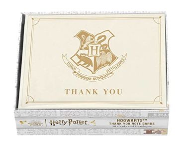 portada Harry Potter: Hogwarts Thank you Boxed Cards (Set of 30) (en Alemán)