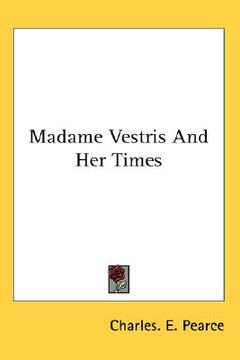 portada madame vestris and her times
