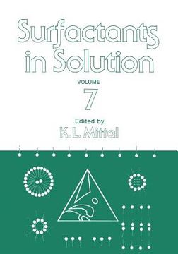 portada Surfactants in Solution: Volume 7 (en Inglés)