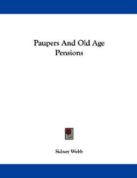 portada paupers and old age pensions