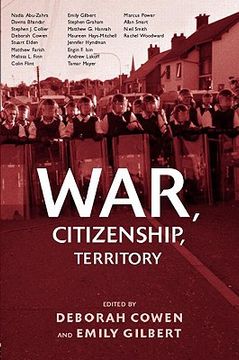 portada war, citizenship, territory (en Inglés)