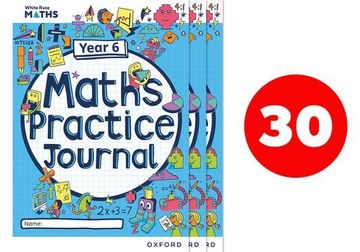 portada White Rose Maths Practice Journals Year 6 Workbooks: Pack of 30