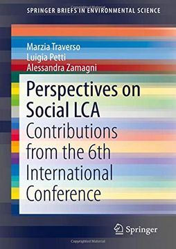 portada Perspectives on Social Lca: Contributions From the 6th International Conference (Springerbriefs in Environmental Science) 