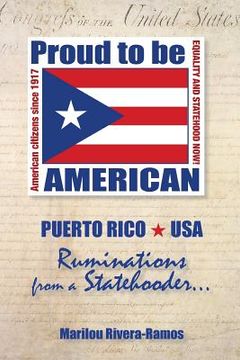portada Ruminations from a Statehooder: Puerto Rico USA (en Inglés)
