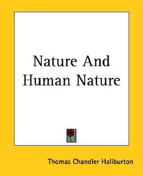 portada nature and human nature (en Inglés)